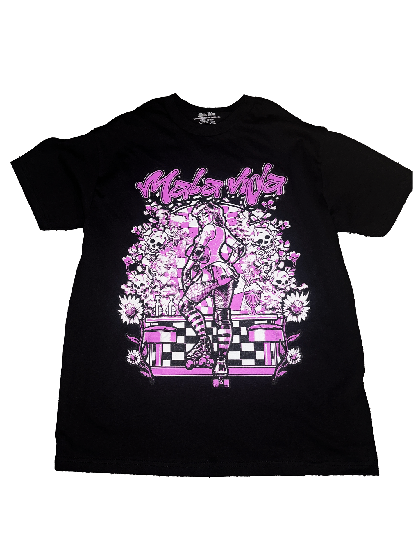 "MALA VIDA T" BLACK