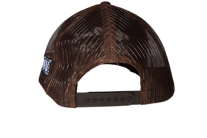 "HDLMV TRUCKER HAT BROWN"