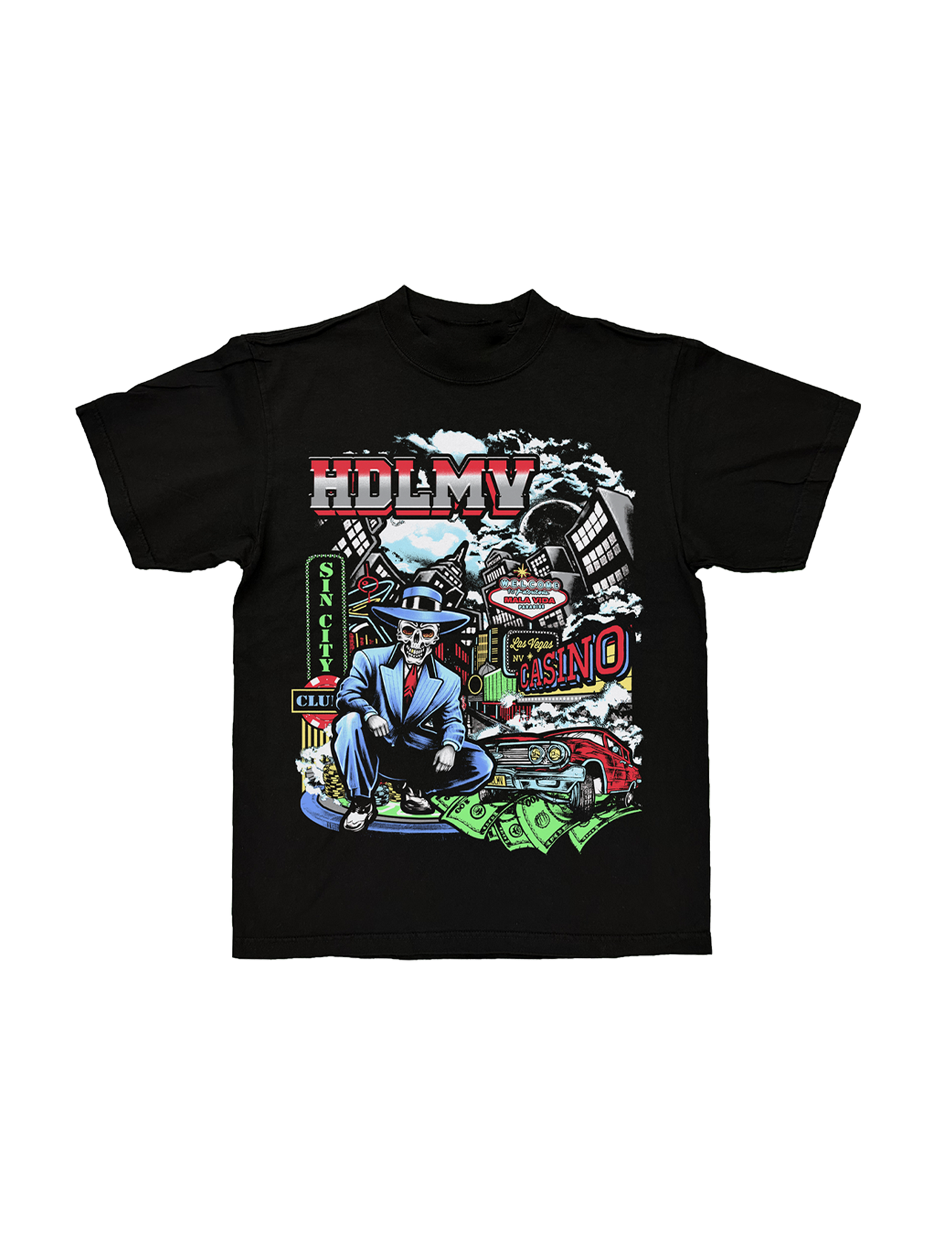 BLACK "HDLMV SIN CITY T" RESTOCKED