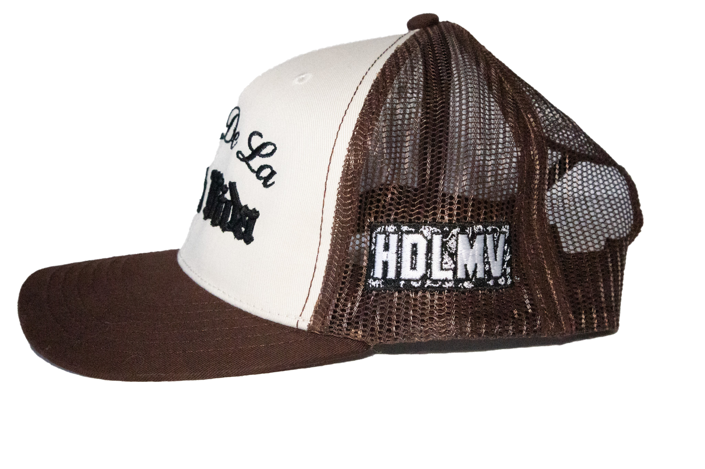 "HDLMV TRUCKER HAT BROWN"