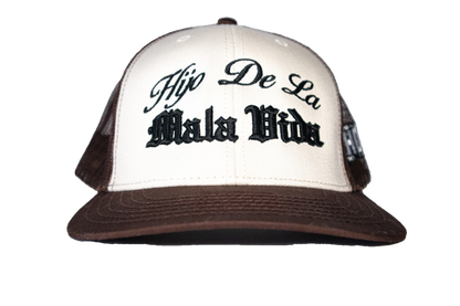 "HDLMV TRUCKER HAT BROWN"