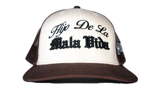 "HDLMV TRUCKER HAT BROWN"
