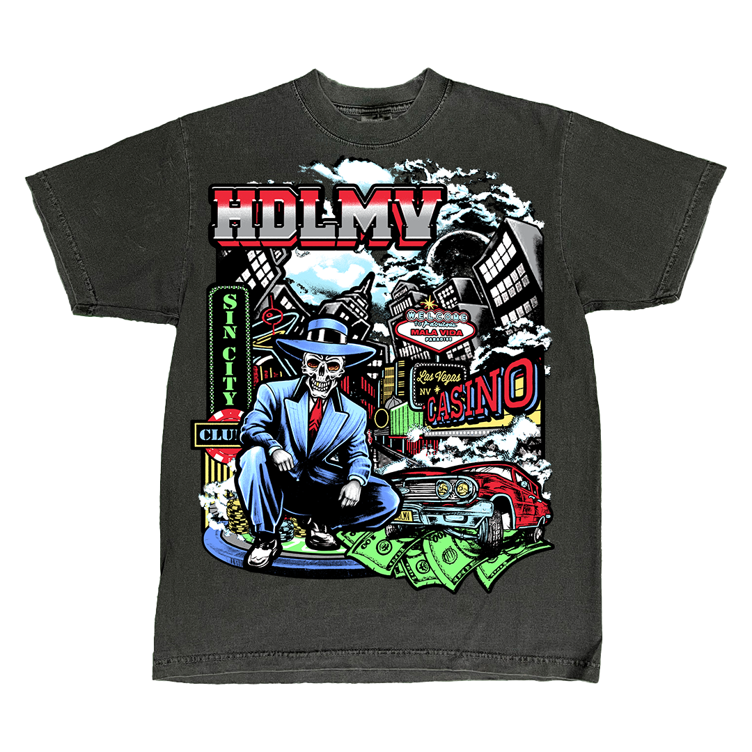 "SIN CITY T" VINTAGE BLACK