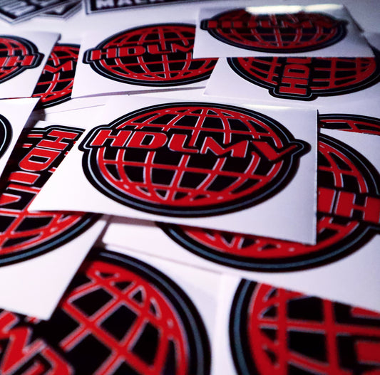 HDLMV WorldWide Sticker