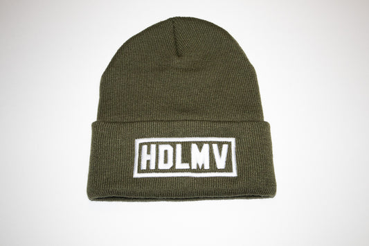"HDLMV BEANIE"     OLIVE