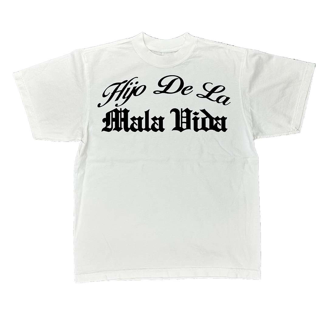 "OLD ENGLISH SCRIPT T " WHITE