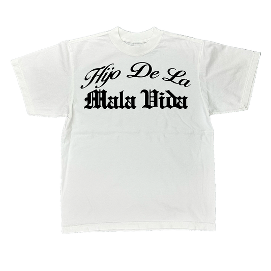 "OLD ENGLISH SCRIPT T " WHITE